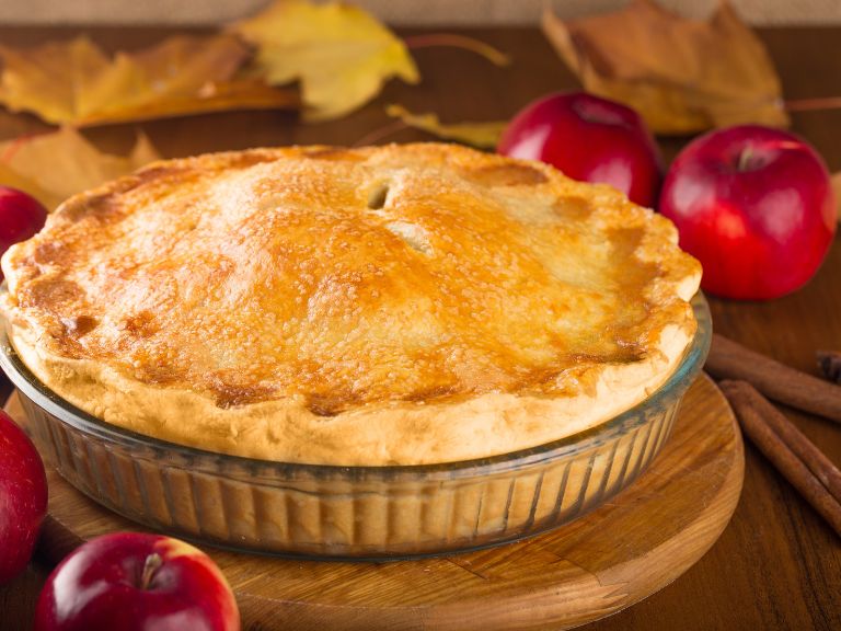 Receita de Torta de Maçã Simples