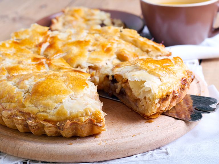 Torta de camarão