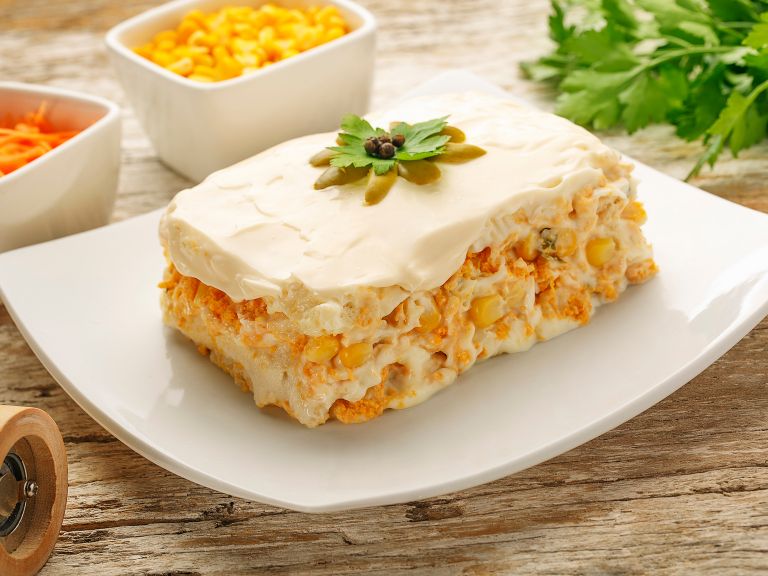 Torta de frango com requeijão