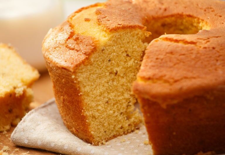 Receita de bolo de fubá simples