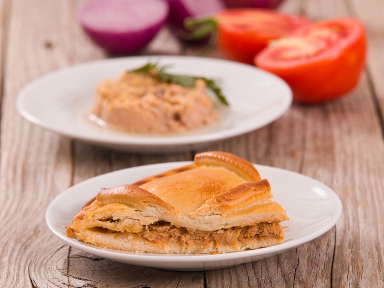 torta de atum no liquidificador
