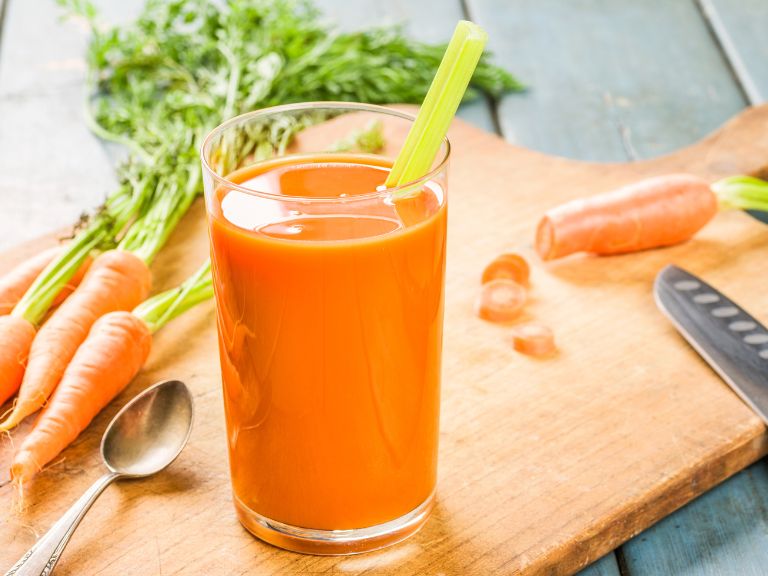 Suco Detox de Cenoura