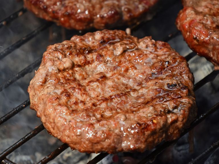 carne de hambúrguer artesanal