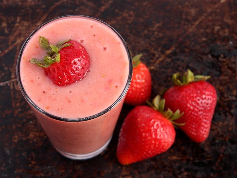 vitamina de morango