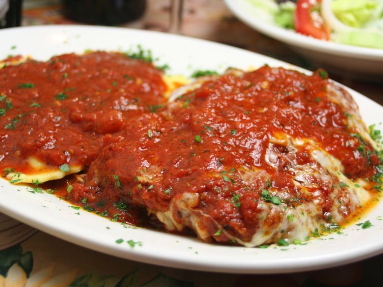 filé de frango a parmegiana