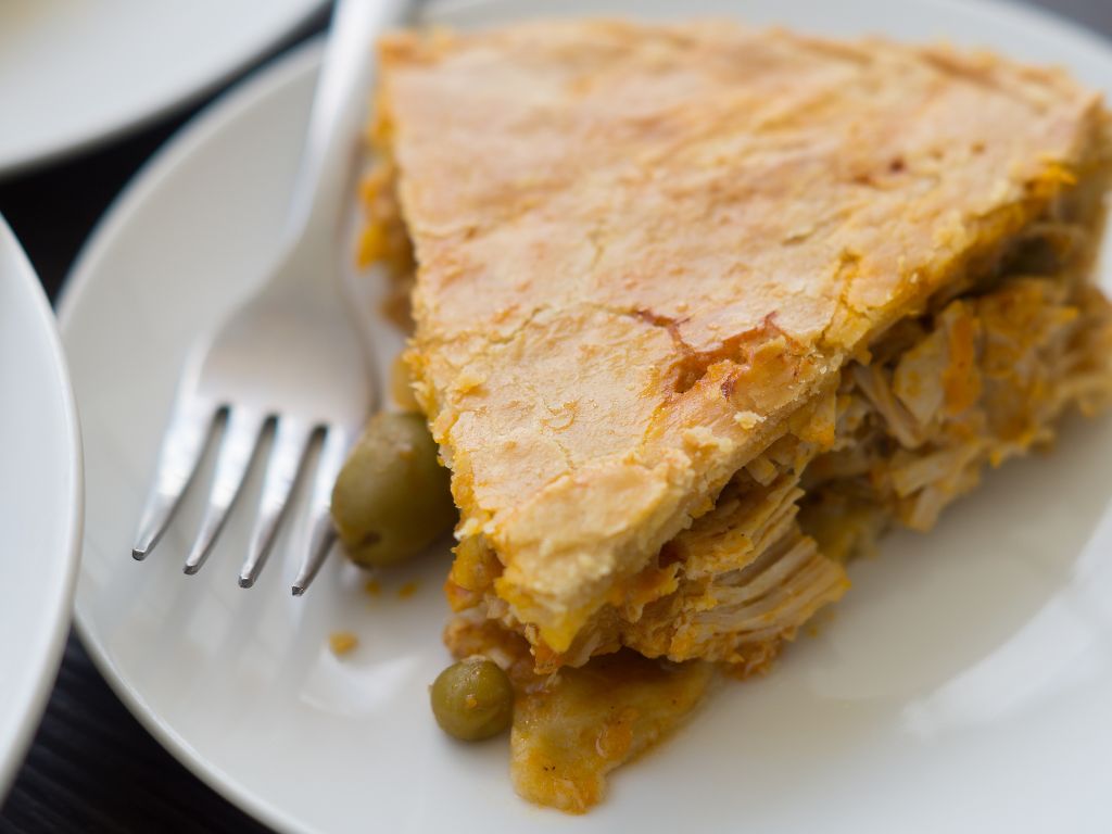 TORTA INTEGRAL DE FRANGO COM RICOTA