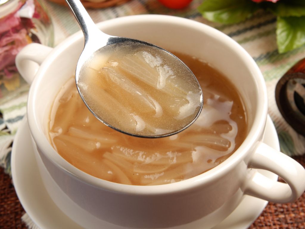 sopa de cebola cremosa