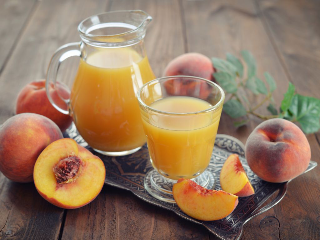 suco de pessego