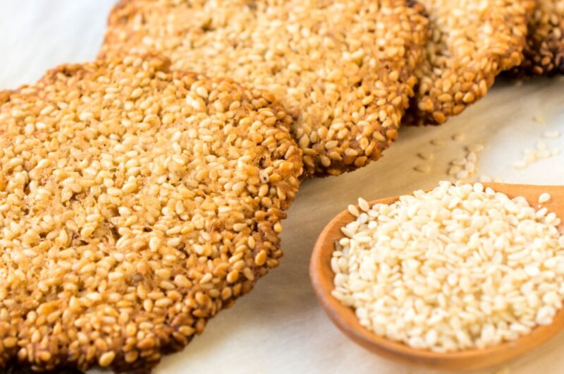 Biscoitos de Gergelim Saudáveis: Uma Delícia Crocante e Nutritiva