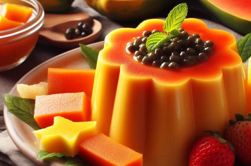 Pudim de Mamão: Uma Sobremesa Deliciosamente Tropical