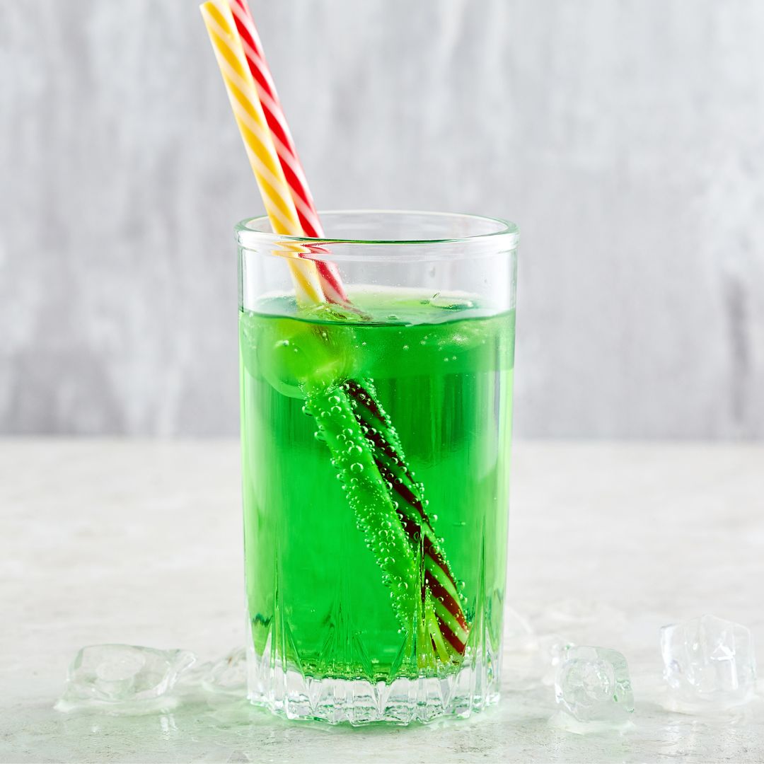 Soda Italiana de maçã verde um refresco delicioso.