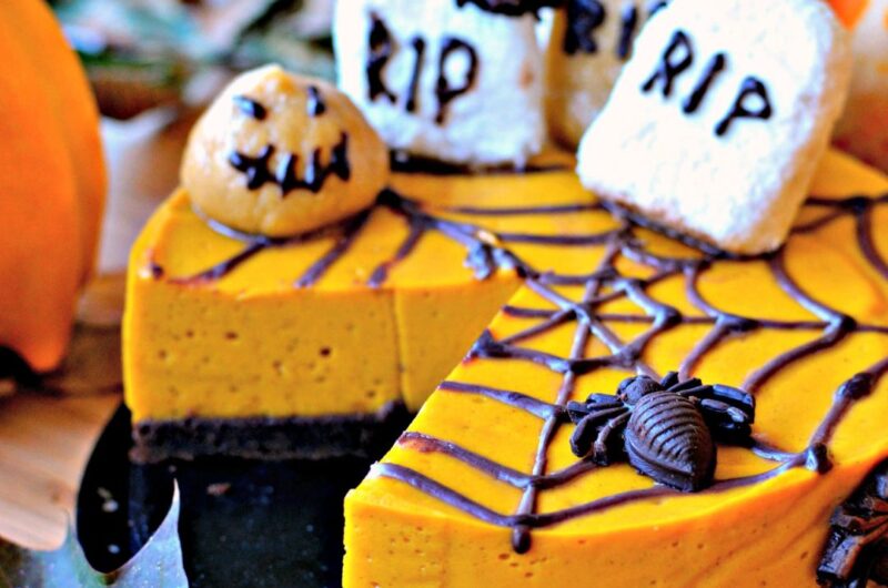 Receita de Bolo de Abóbora Assustador para o Halloween