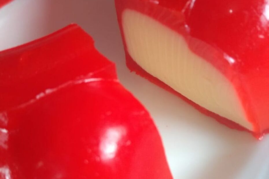 Gelatina Recheada com Dois Ingredientes