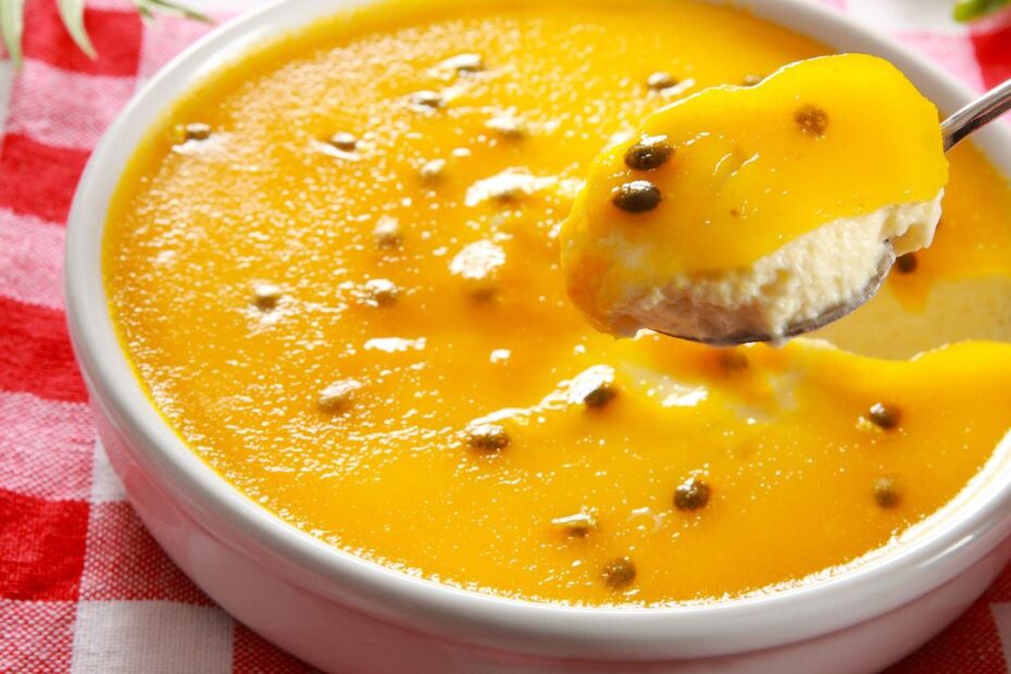 calda para mousse de maracujá com suco concentrado