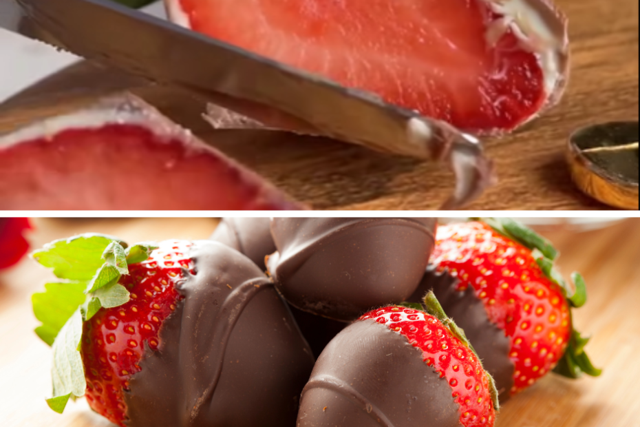 bombom de morango receita