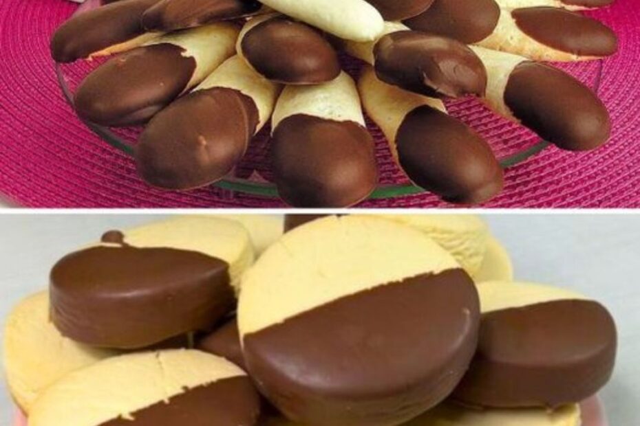 biscoito amanteigado metade chocolate