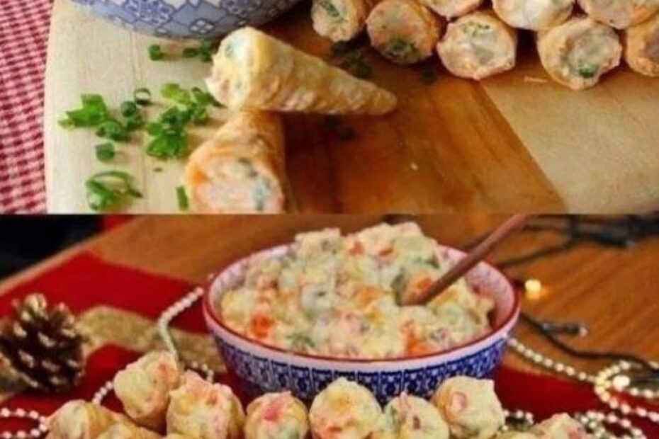 canudinhos de atum e maionese