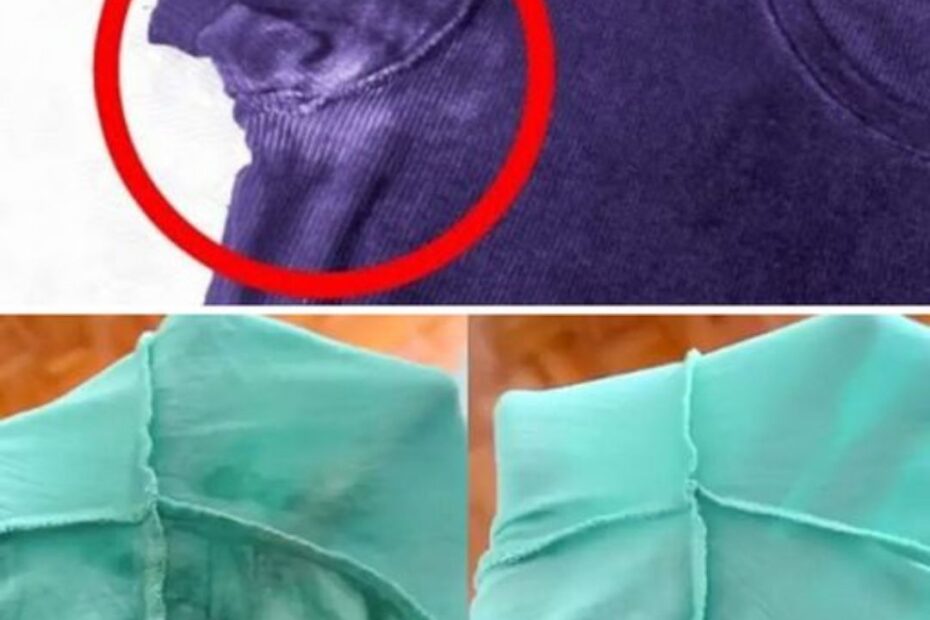 como tirar mancha de desodorante de roupa colorida