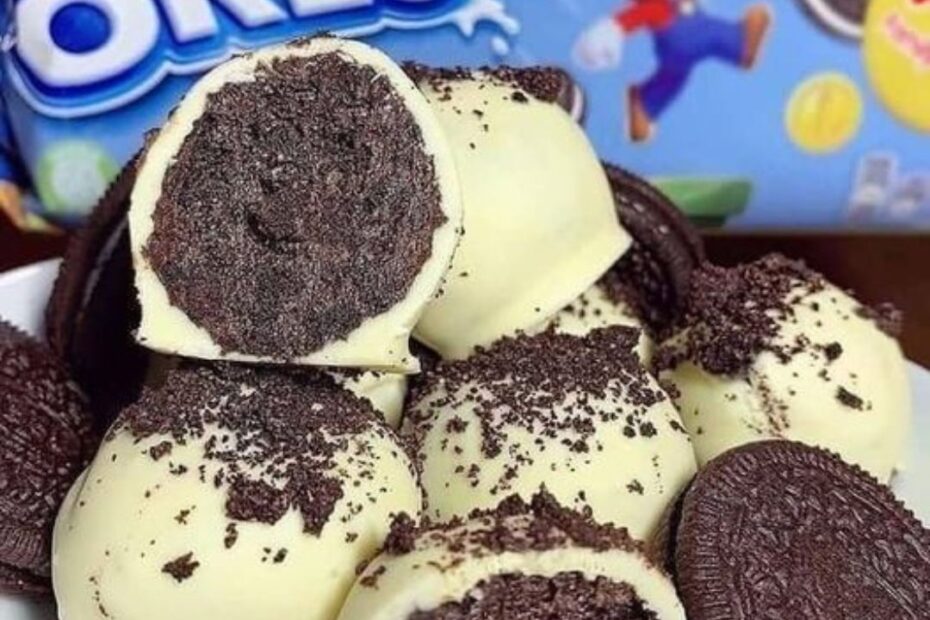 receita de bombom de oreo