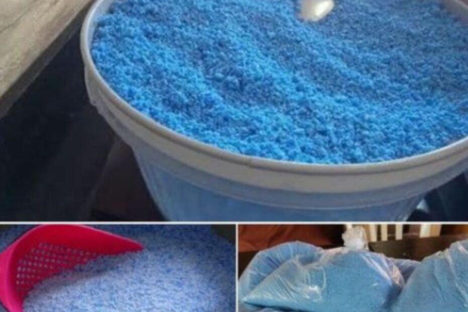 sabão em pó caseiro com 3 ingredientes
