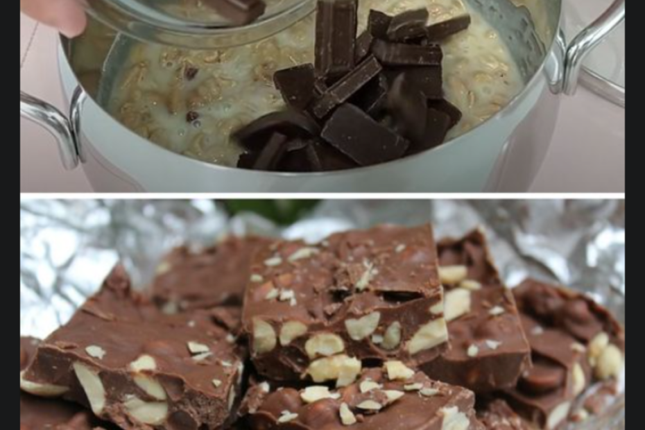 como fazer pé de moleque de chocolate