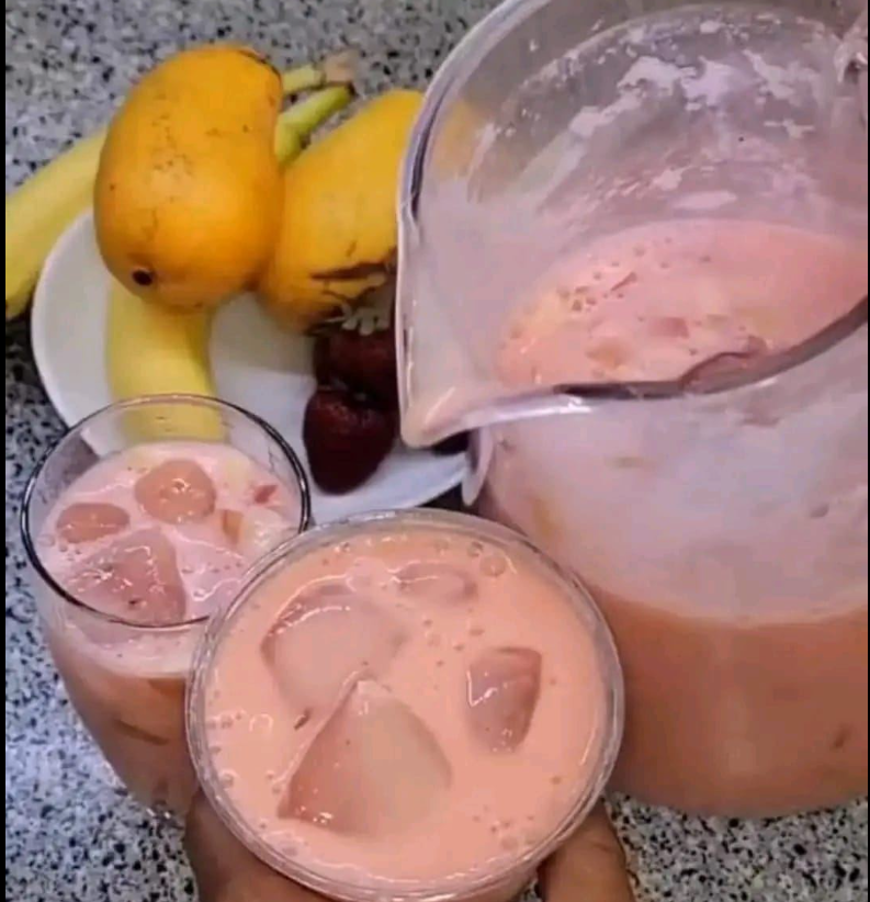 receita de água de frutas estilo mexicana