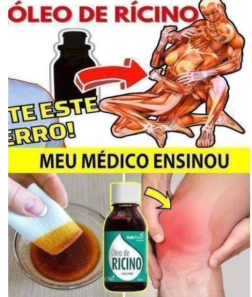 OLEO DE RICINIO APOS 50 ANOS