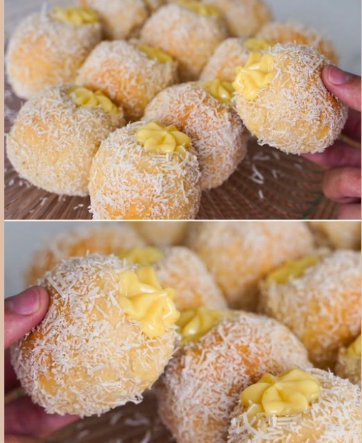 Pão doce lua de mel fofinho e recheado