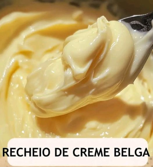 Recheio de creme belga